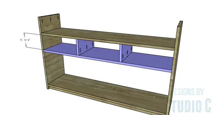 DIY Plans to Build a Storage Console Table-Shelf 3