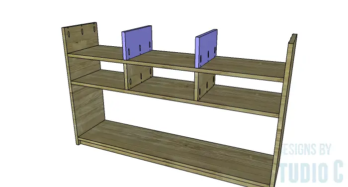 DIY Plans to Build a Storage Console Table-Shelf 4