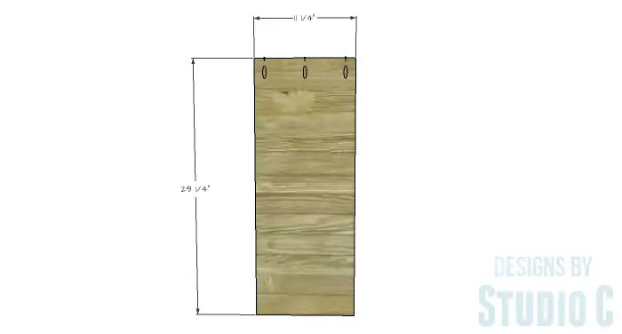 DIY Plans to Build a Storage Console Table-Sides