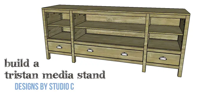 DIY Furniture Plans to Build a Tristan Media Stand-Copy