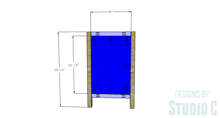 DIY Furniture Plans to Build a Tristan Media Stand-Sides
