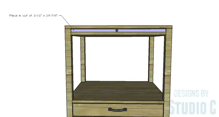 DIY Furniture Plans to Build a Blackwell Side Table-Slide Out