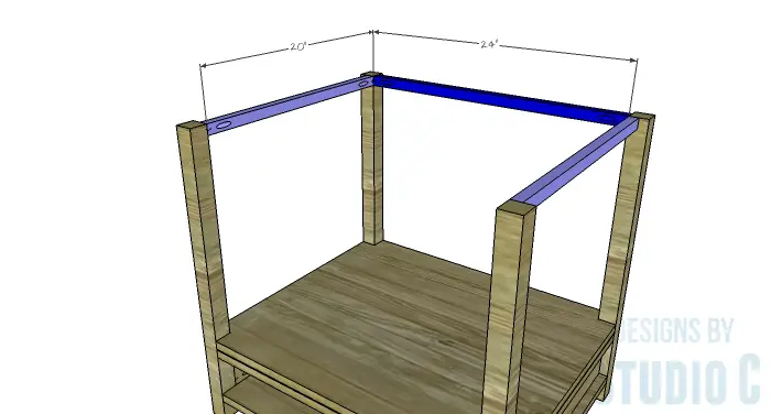 DIY Furniture Plans to Build a Blackwell Side Table-Upper Sides & Back