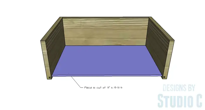 DIY Furniture Plans to Build a Contemporary Media Stand-Drawer 3