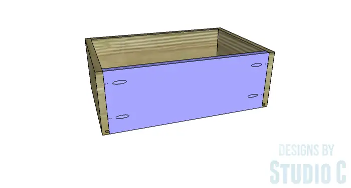 DIY Furniture Plans to Build a Contemporary Media Stand-Drawer 4