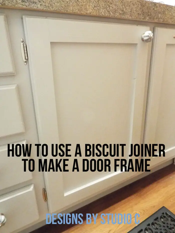 How to Use a Biscuit Joiner to Make a Door Frame - finished door