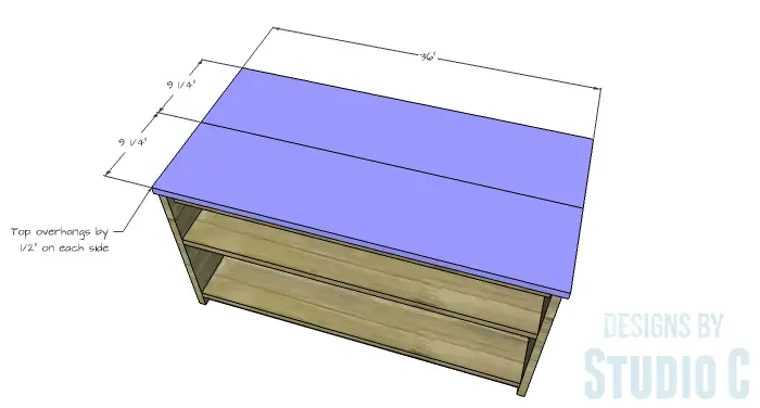 DIY Furniture Plans to Build an Easy Storage Bench-Top