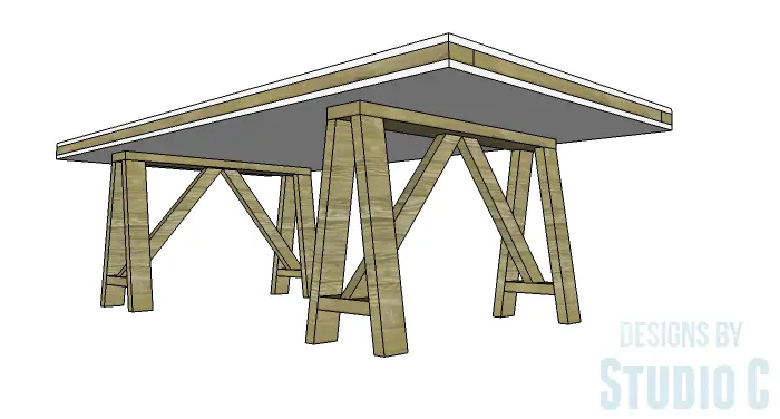 DIY Furniture Plans to Build a Truss-Leg Dining Table-Copy 2
