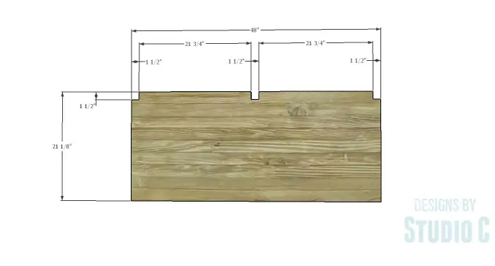 DIY Furniture Plans to Build an Anna Bench - Seat 1