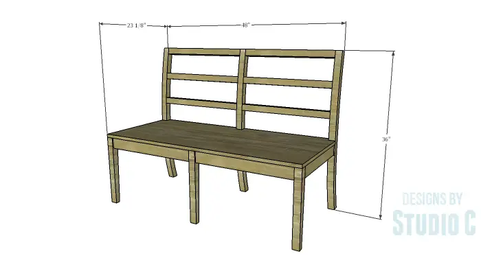 DIY Furniture Plans to Build an Anna Bench