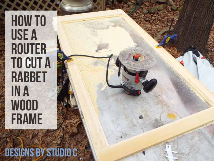 How to Use a Router to Cut a Rabbet in a Frame - Featured Image