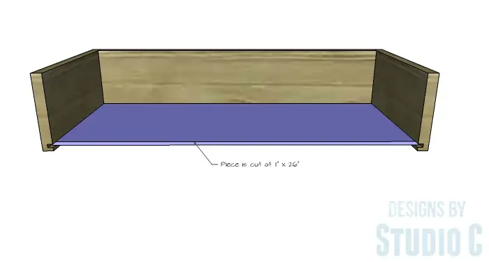 DIY Furniture Plans to Build an Evan Dresser - Large Drawer 3