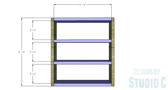 DIY Furniture Plans to Build a Mini Spice Rack - Rack
