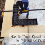 biscuit joints mitered corners