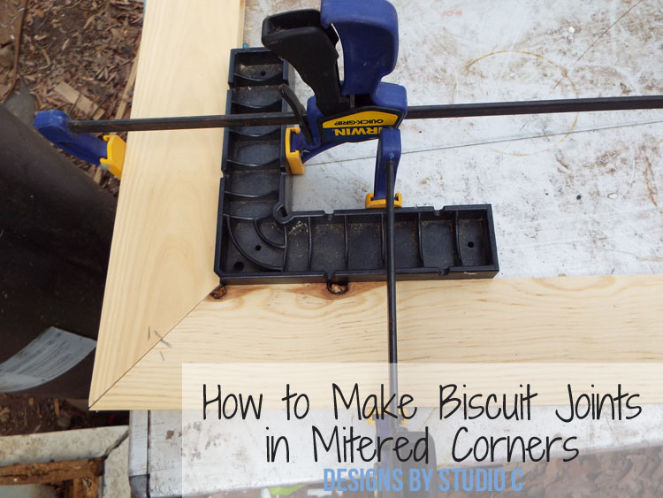 How to Make Biscuit Joints in Mitered Corners - Featured Image