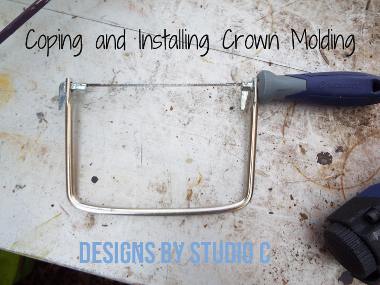 Coping and Installing Crown Molding Featured Image with Coping Saw