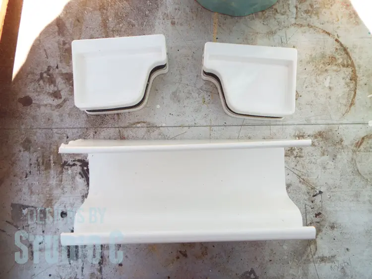 DIY Organizers for a Miter Saw Stand - Gutter & Cap Pieces