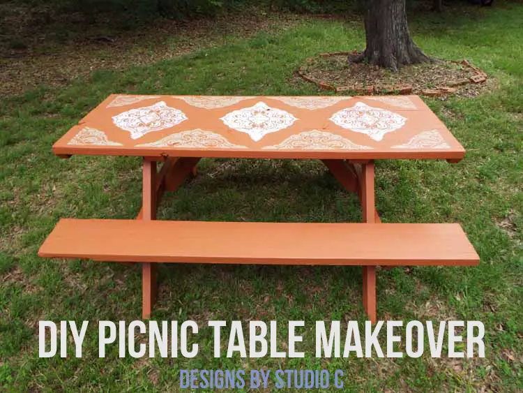 DIY Picnic Table Makeover