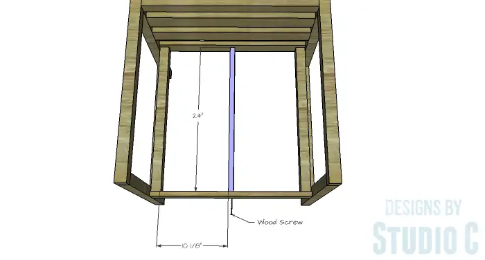 DIY Furniture Plans to Build a Modern Outdoor Chair - Center Seat Support