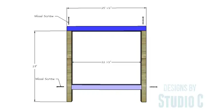 DIY Furniture Plans to Build a Modern Outdoor Chair - Side Frame