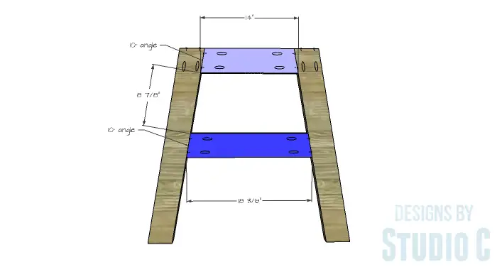 DIY Furniture Plans to Build a Round Cross Base Table - Base 1