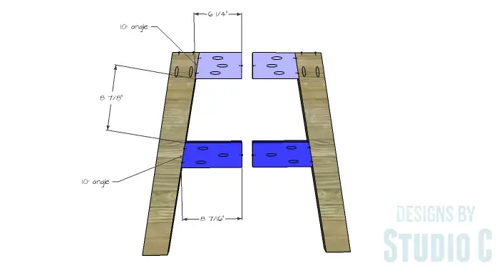 DIY Furniture Plans to Build a Round Cross Base Table - Base 2