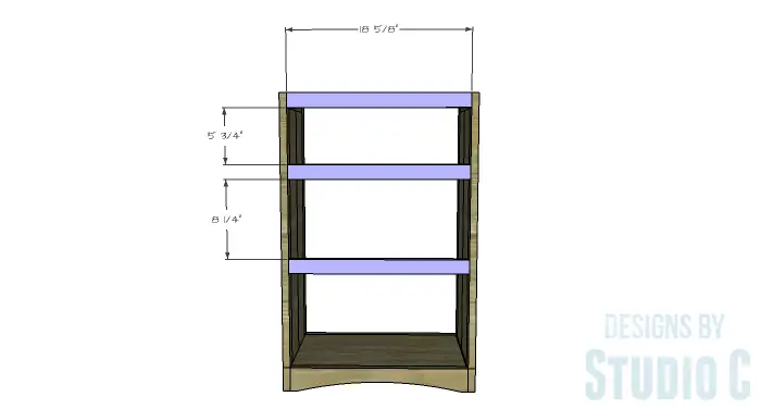 DIY Furniture Plans to Build Ryan's End Table - Back Stretchers