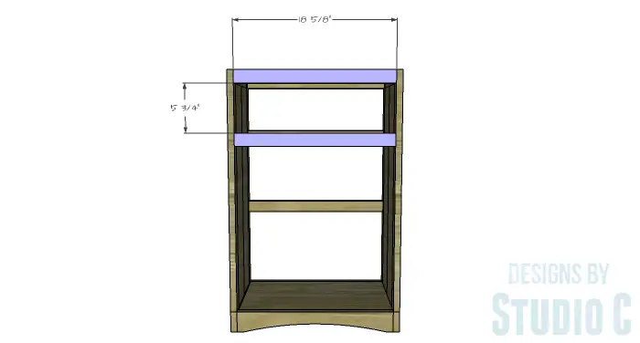 DIY Furniture Plans to Build Ryan's End Table - Front Stretchers