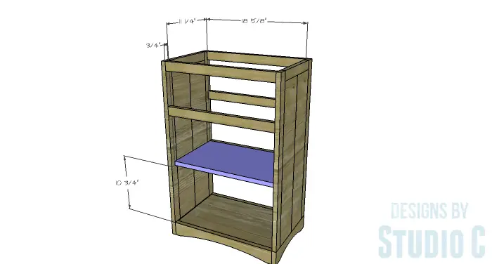 DIY Furniture Plans to Build Ryan's End Table - Shelf