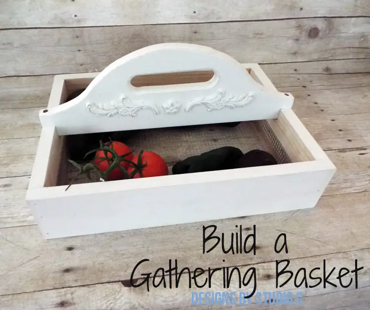 DIY Plans to Build a Vegetable Gathering Basket - Featured Image