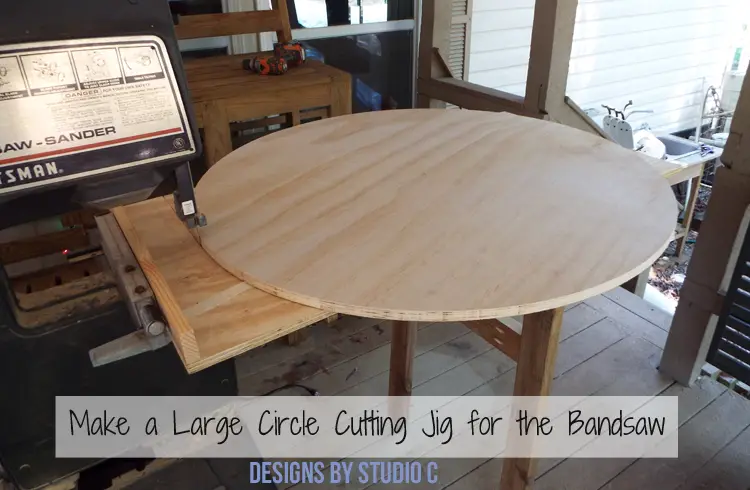 Build a DIY Large Circle Cutting Jig for a Bandsaw