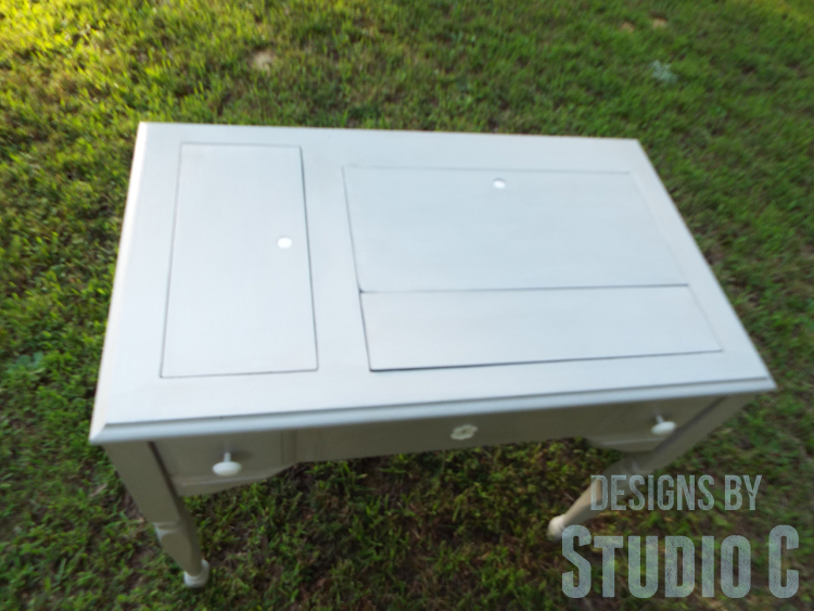 Sewing Machine Cabinet Makeover - Top Covers