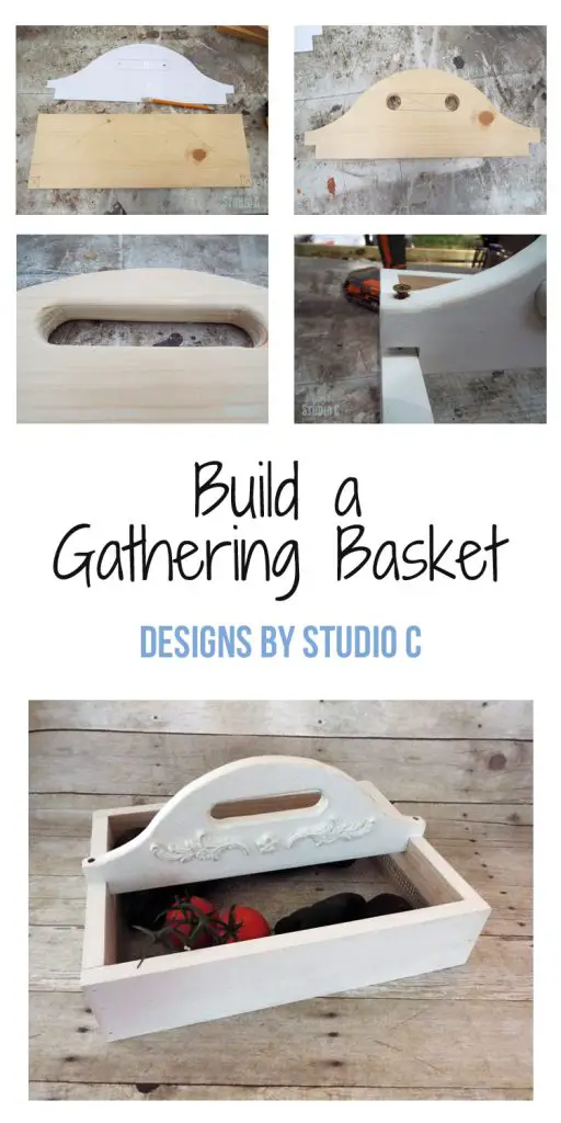 This easy to build Gathering Basket is perfect for a summer fuit and veggie harvest!