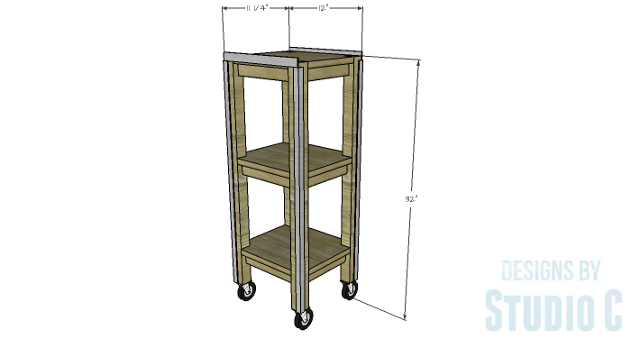 DIY Furniture Plans to Build a Portable Stand for Weights and PowerBlocks