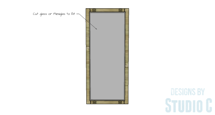 DIY Furniture Plans to Build a Hemnes Inspired Glass Door Cabinet - Doors 2