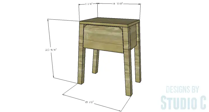 DIY Furniture Plans to Build an IKEA Inspired Selje End Table