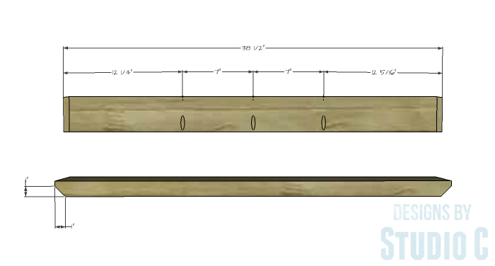 DIY Furniture Plans to Build a PB Inspired Stafford Dining Table - Widthwise Top Supports 1