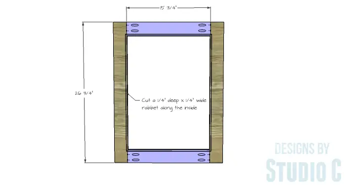 DIY Furniture Plans to Build a Stackable Cabinet - Doors 1