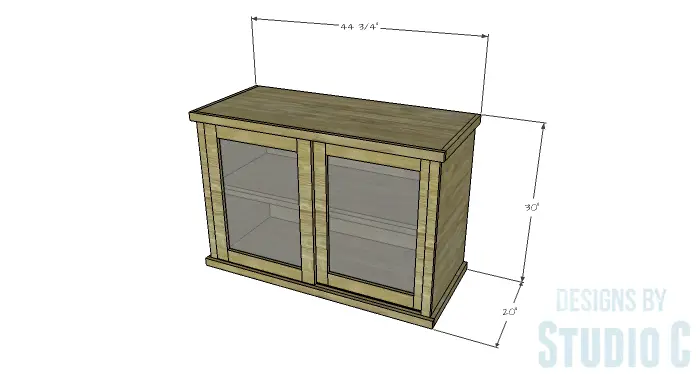 DIY Furniture Plans to Build a Stackable Cabinet