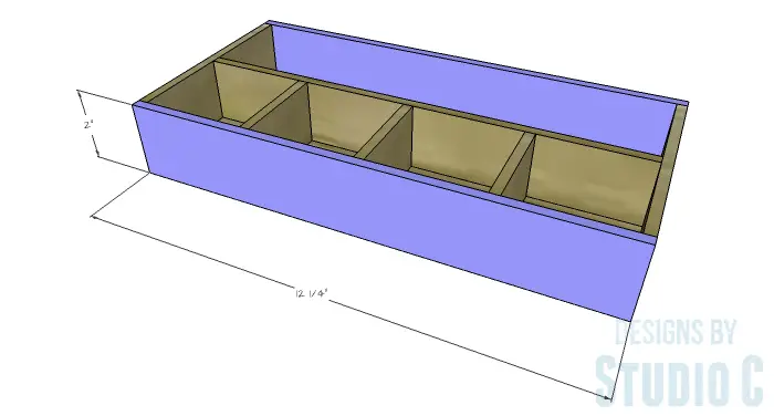 DIY Plans to Make a Wood Desk Set - Organizer Sides