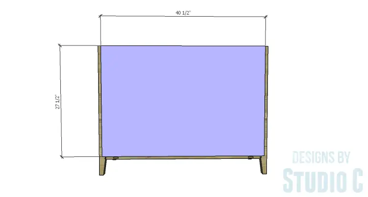 plans to build a dresser with trim back