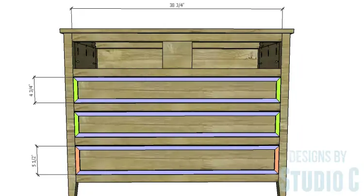 plans to build a dresser with trim lower drawer trim