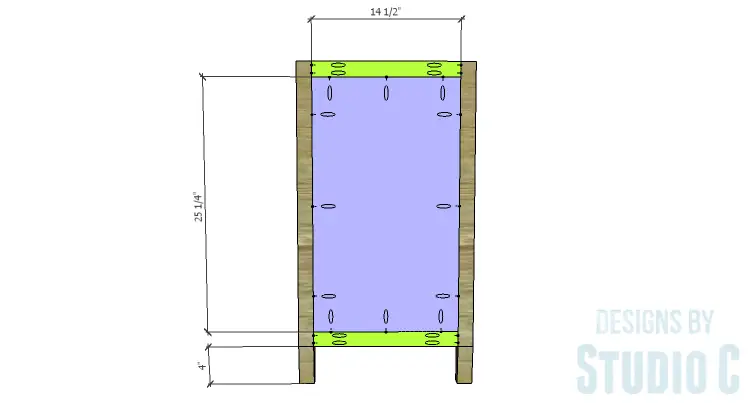 plans to build a dresser with trim sides
