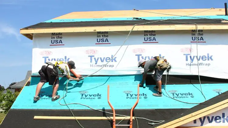 weatherization for the home roofers using Tyvek underlayment