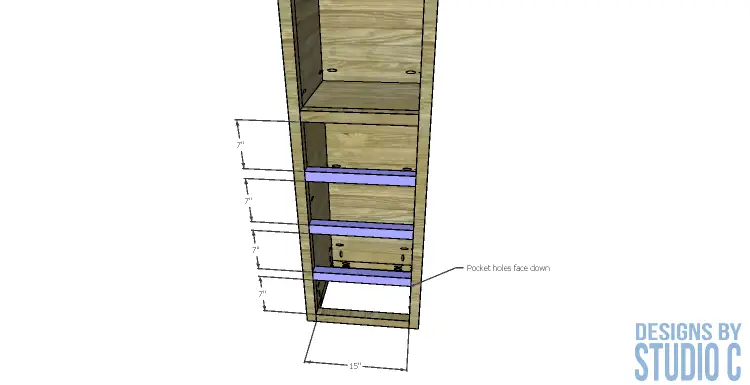 diy-furniture-plans-build-bathroom-linen-tower_drawer-framing