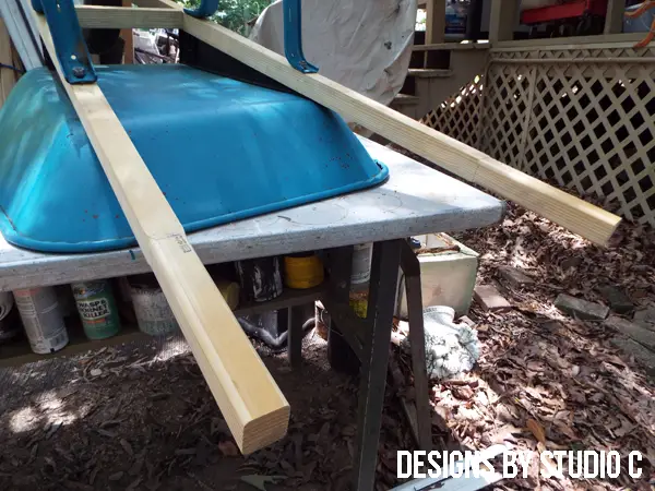 how to make replacement wheelbarrow handles rounded handles