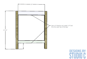 Build X Back Counter Height Stools | Designs by Studio C