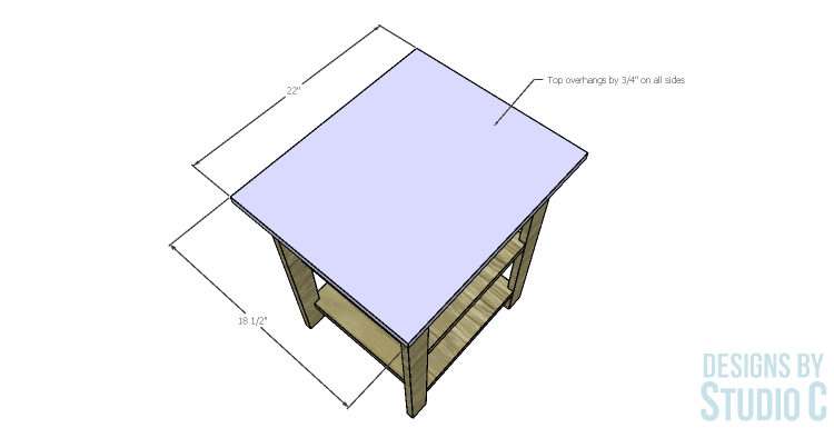 build metropolitan end table top