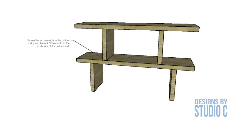 DIY Furniture Plans to Build PB Inspired Tacoma Stackable Shelving_Assembly