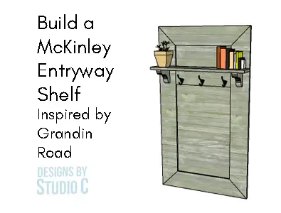 build mckinley entryway shelf
